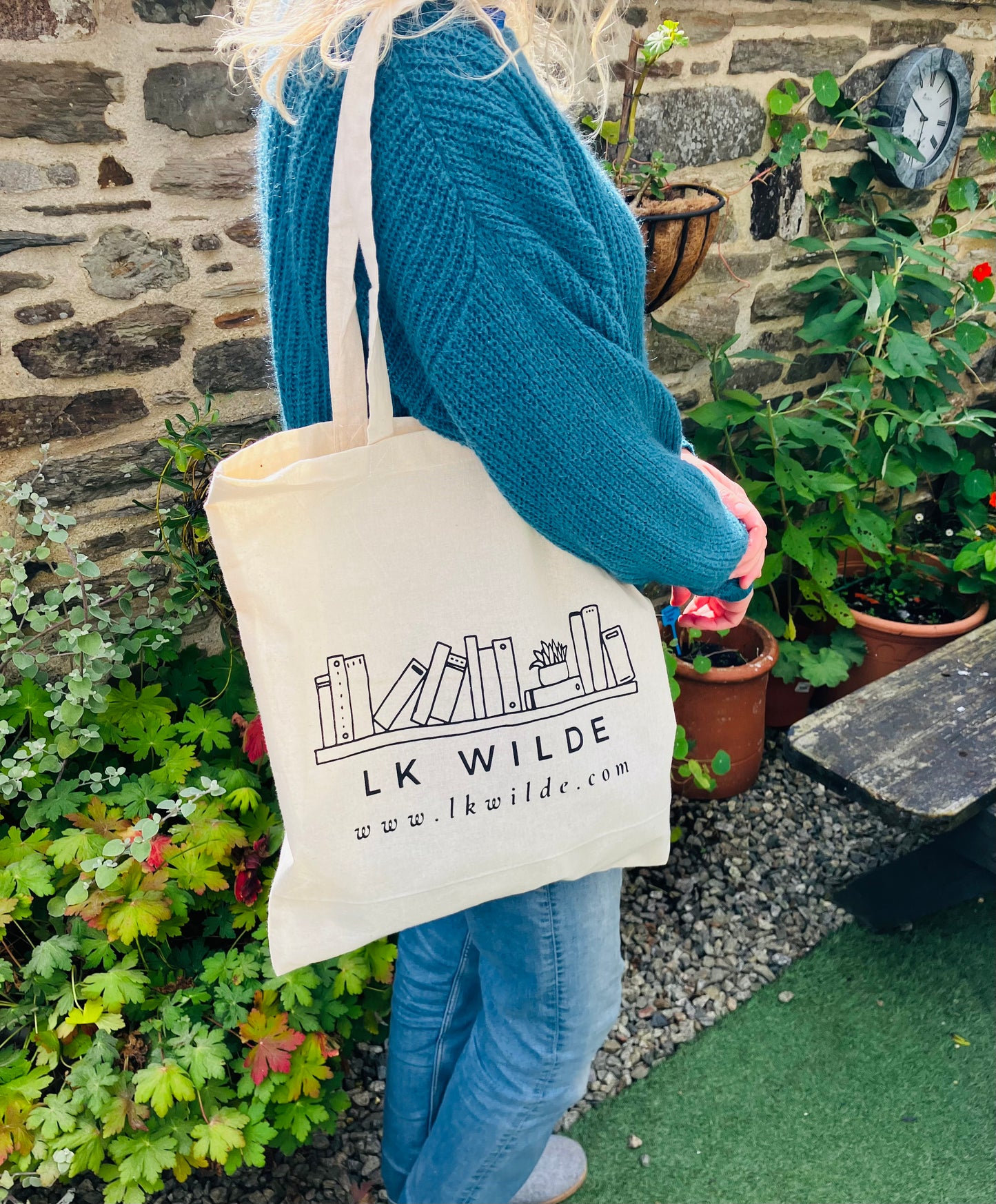 The LK Wilde cotton tote bag