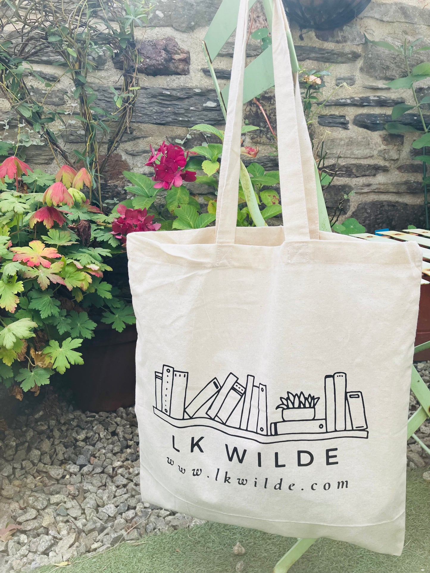 The LK Wilde cotton tote bag