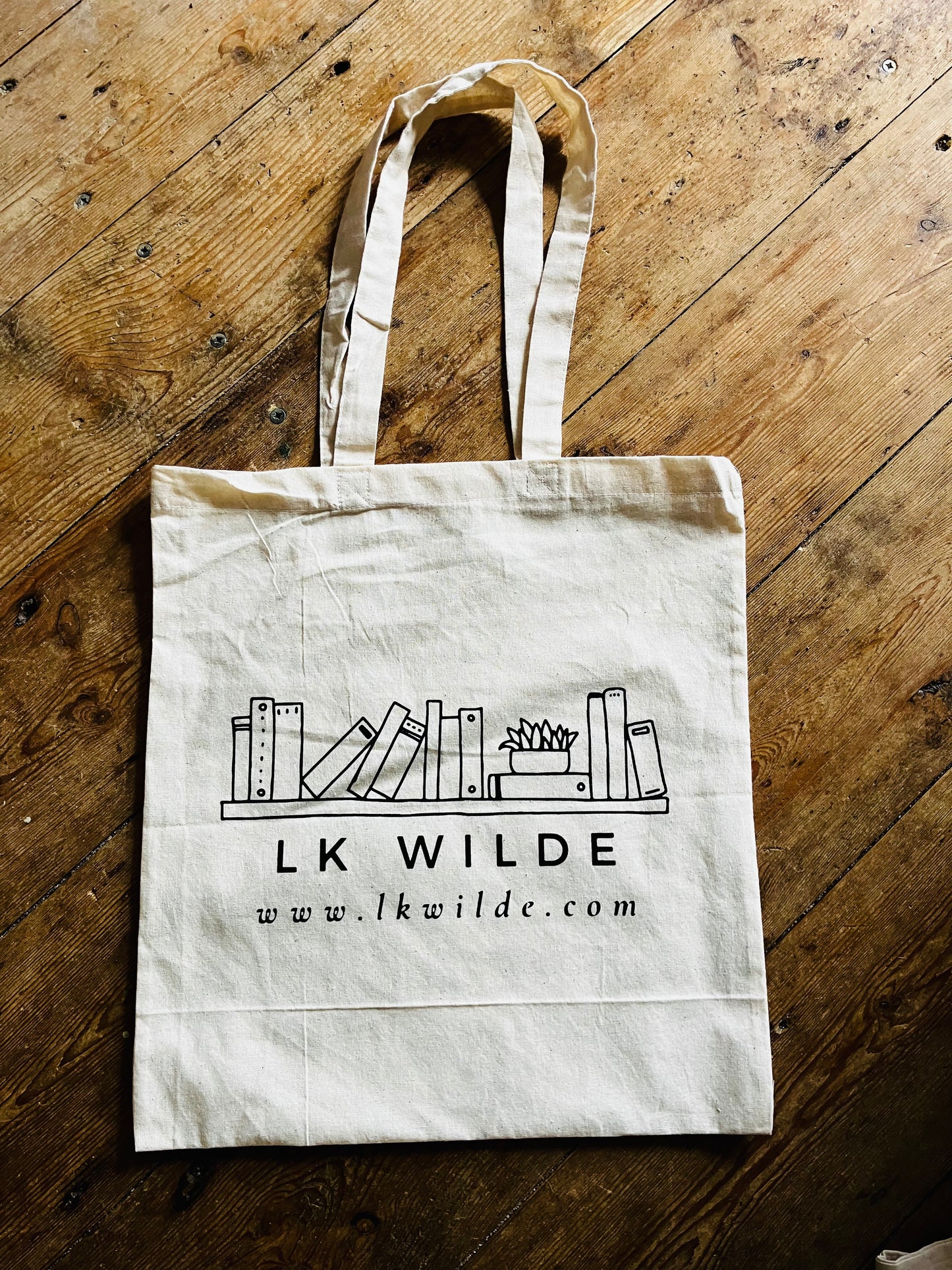 The LK Wilde cotton tote bag